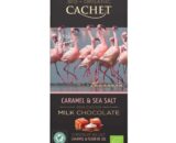 Βιολογική σοκολάτα γάλακτος με καραμέλα & θαλασσινό αλάτι 100g, Cachet
