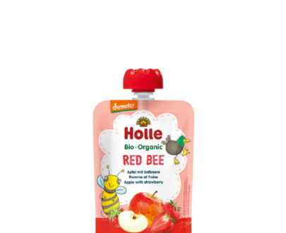 Βιολογικός πουρές μήλο & φράουλα 100g, Holle