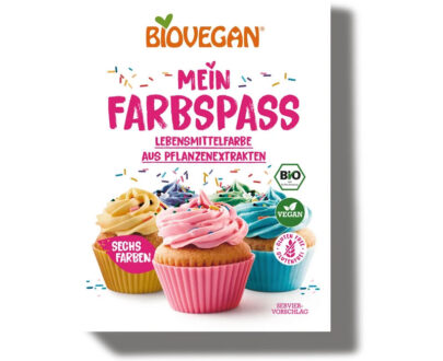 Βιολογικά χρώματα ζαχαροπλαστικής 5x8g, Biovegan