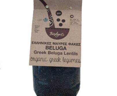 Βιολογικές μαύρες φακές Beluga Ελληνικές 300g, Βιοαγρός
