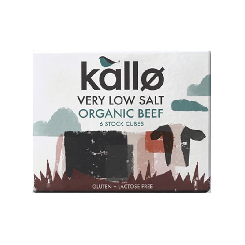 Βιολογικοί κύβοι μαγειρικής με βοδινό 48g, Kallo