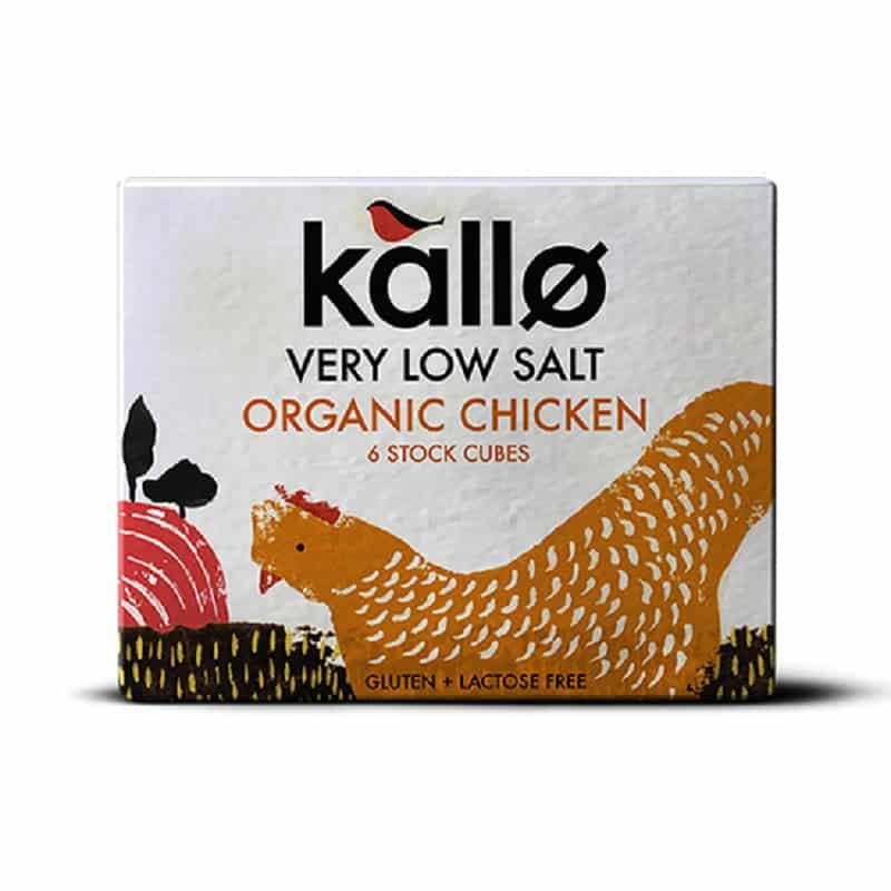 Βιολογικοί κύβοι μαγειρικής με κοτόπουλο 48g, Kallo