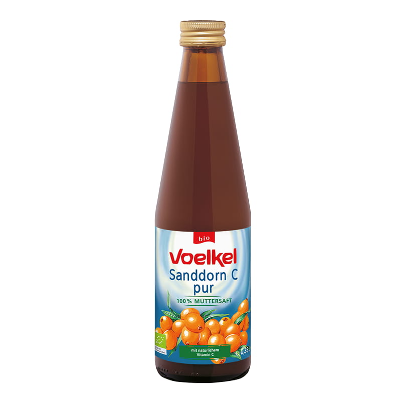 Βιολογικός χυμός ιπποφαές 330ml, Voelkel
