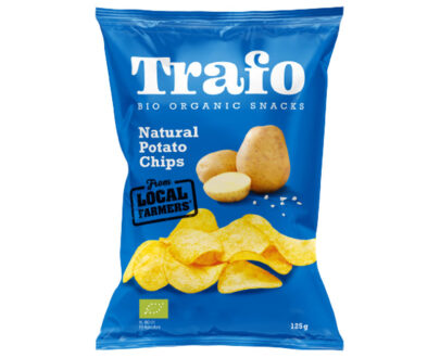 Βιολογικά τσιπς πατάτας με αλάτι 125g, Trafo