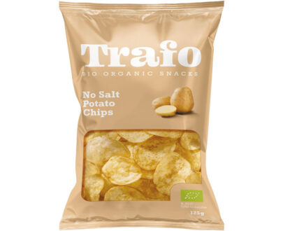Βιολογικά τσιπς πατάτας χωρίς αλάτι 125g, Trafo