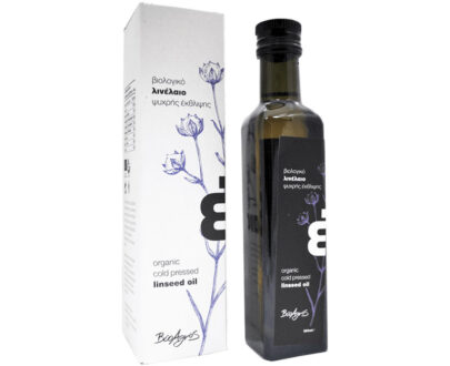 Βιολογικό λινέλαιο ψυχρής έκθλιψης 250ml, Βιοαγρός