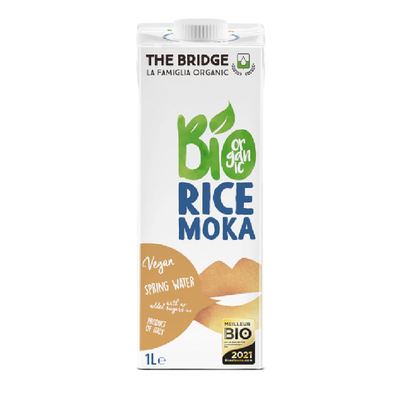 Βιολογικό ρόφημα ρυζιού μόκα με κριθάρι 1L, The Bridge