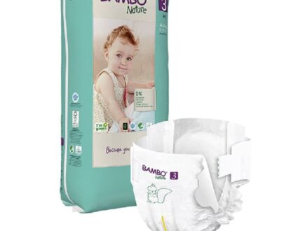 Πάνες Νο 3 για 4-8 κιλά 52 τεμάχια Tall Pack, Bambo Nature