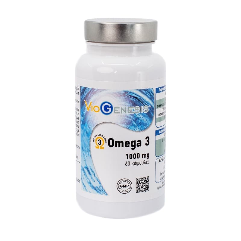 Omega-3 Fish Oil 1000mg 60caps, Viogenesis