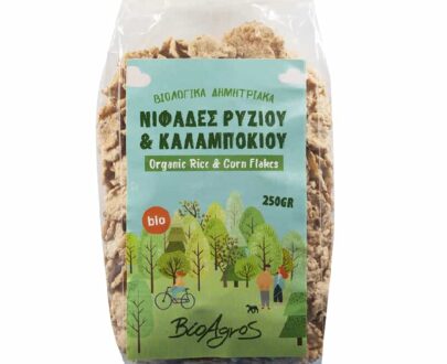Βιολογικές νιφάδες ρυζιού & καλαμποκιού 250g, Βιοαγρός
