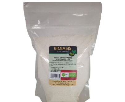 Βιολογικό αλεύρι δίκοκκου (Ζέα) λευκό 1kg, Bioiasis