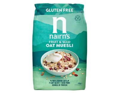 Μούσλι βρώμης με φρούτα & σπόρους 450g, Nairns