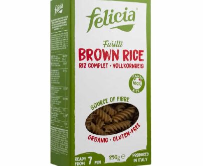 Βιολογικές βίδες καστανού ρυζιού 250g, Felicia