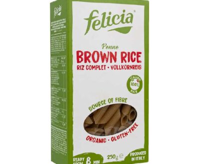 Βιολογικές πέννες καστανού ρυζιού 250g, Felicia