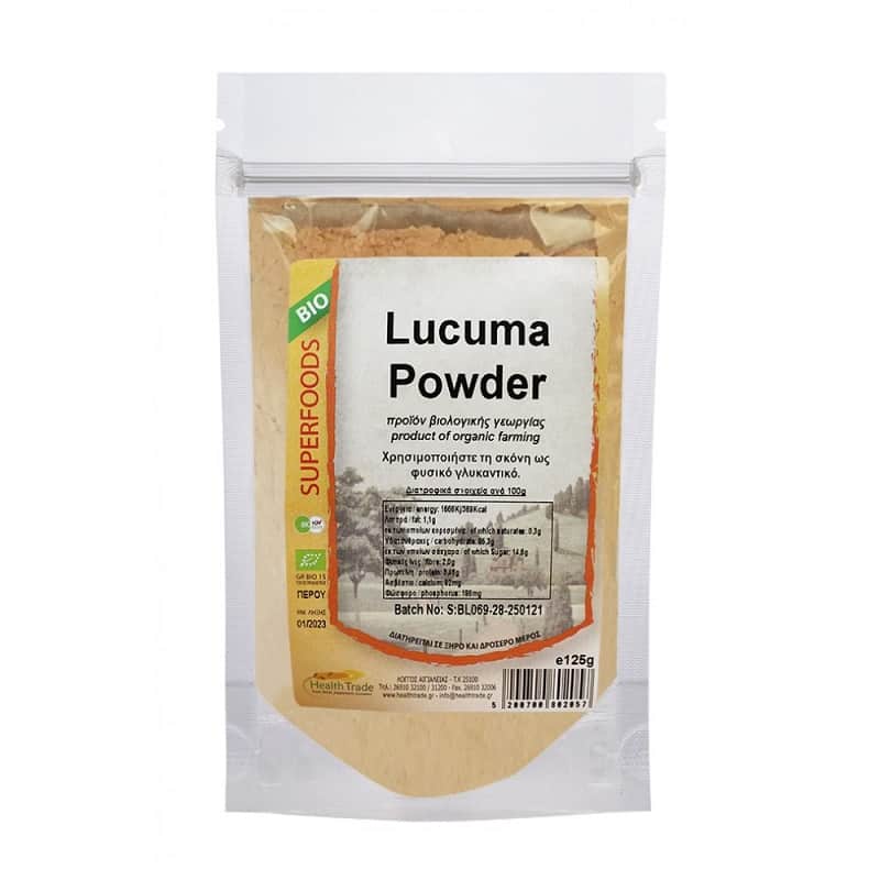 Βιολογικό Lucuma σε σκόνη 125g, Health Trade