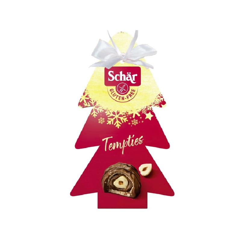 Χριστουγεννιάτικα σοκολατάκια με φουντούκι 28g, Schar