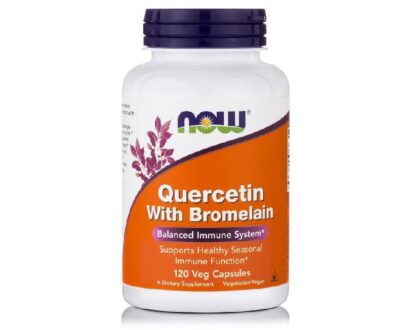 Quercetin with Bromelain 120vcaps, Now
